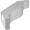 Ekena Millwork 6-in. W x 26-in. D x 30-in. H Funston Architectural Grade PVC Knee Brace BRCP06X26X30FST - alternate 5